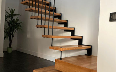 Pourquoi éviter le limon central pour votre escalier sur-mesure ?