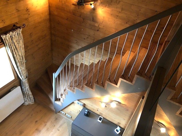 Escalier moderne chalet