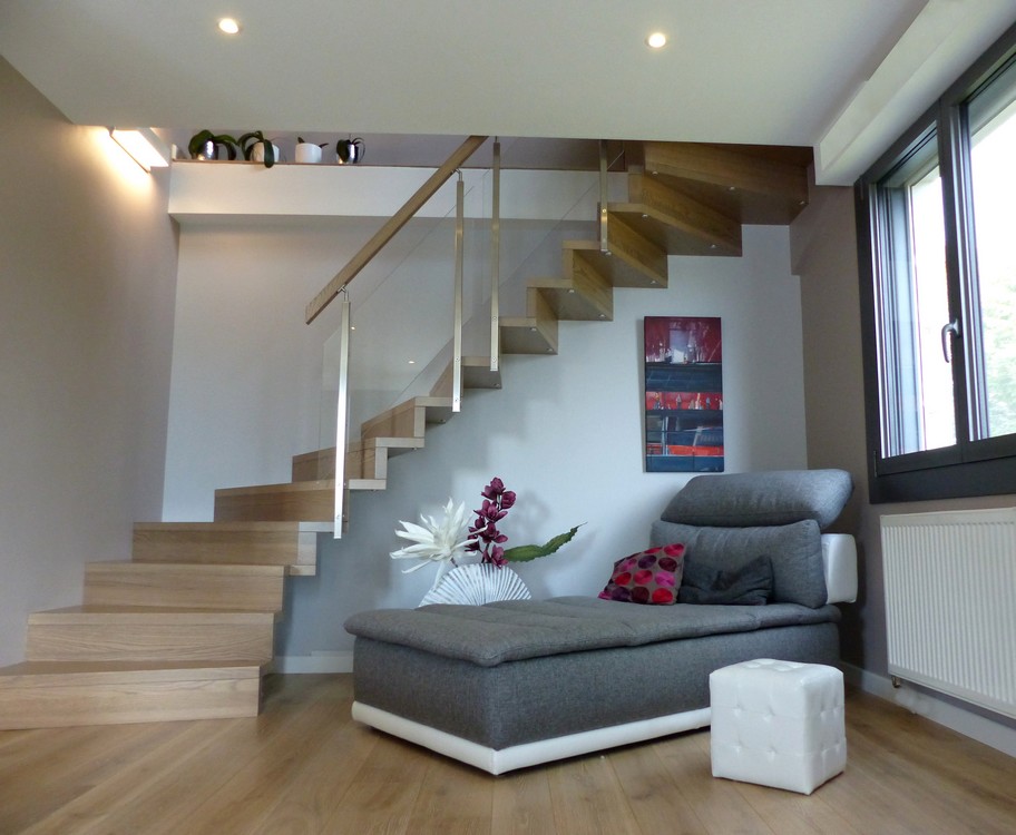 Foire de la Roche sur Foron escalier