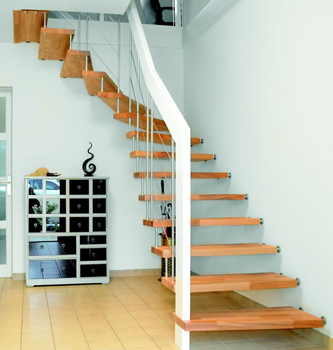 Escalier quart tournant rénovation Pays de Gex